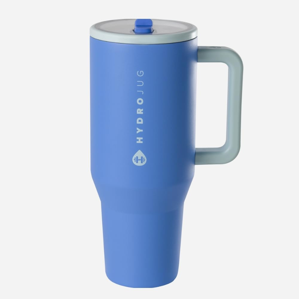 HydroJug Traveler - Modern 40 oz Tumbler with Handle & Simple Flip Straw - Car Cup Holder Friendl... | Amazon (US)