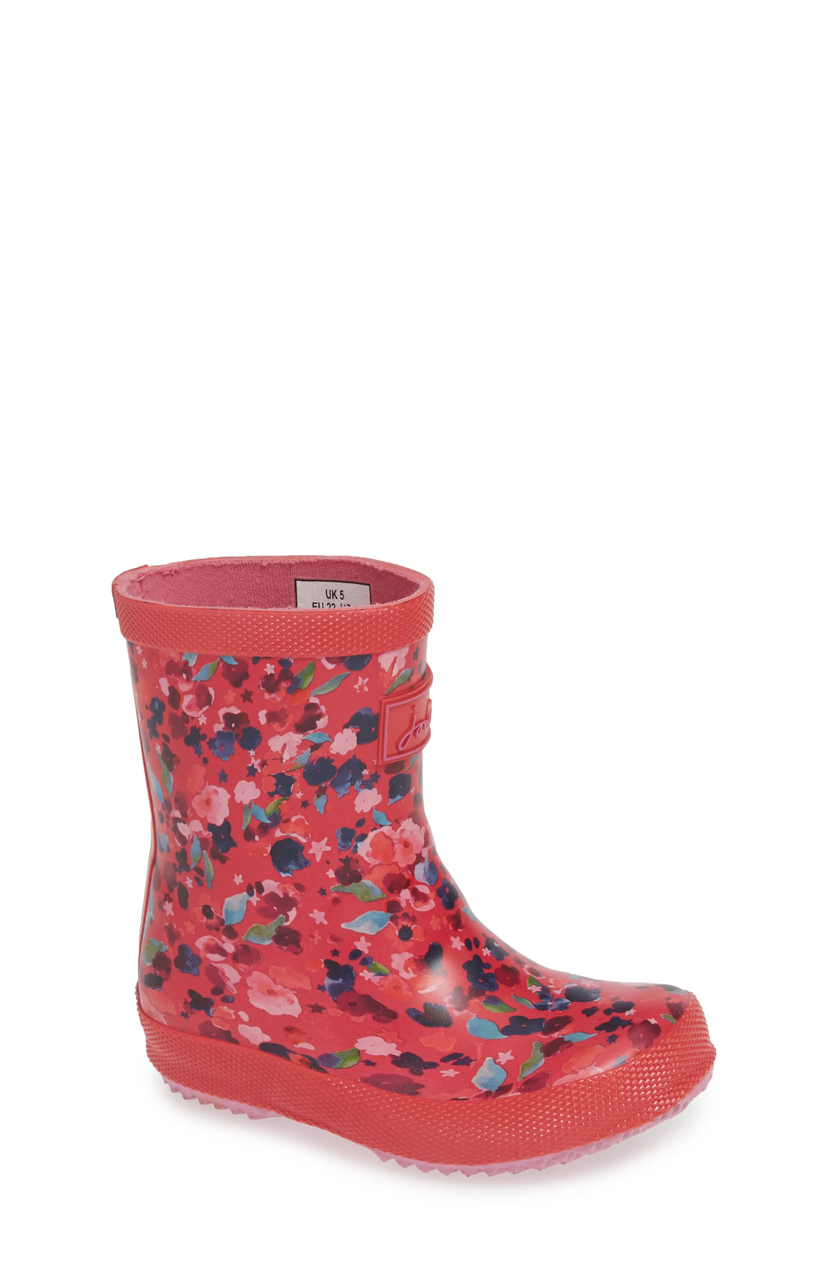 Toddler Girl's Joules Baby Welly Print Waterproof Boot | Nordstrom