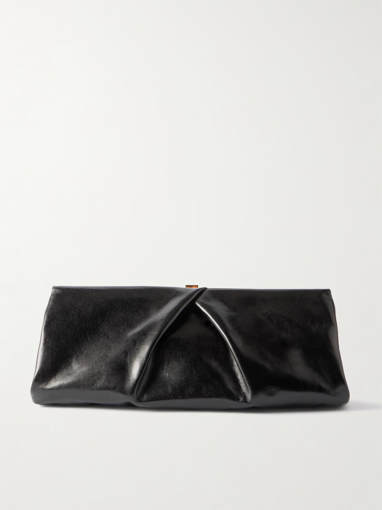 Dries Van Noten - Textured-leather Clutch - Black | NET-A-PORTER (US)