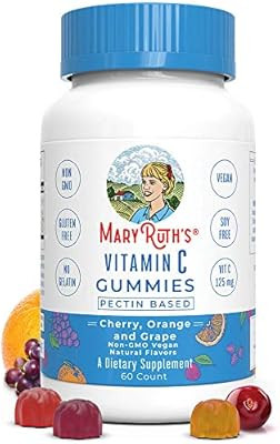 Immunity Vitamin C Vegan Gummies Chewable (Plant-Based) by MaryRuth’s Organic Ingredients - Ant... | Amazon (US)