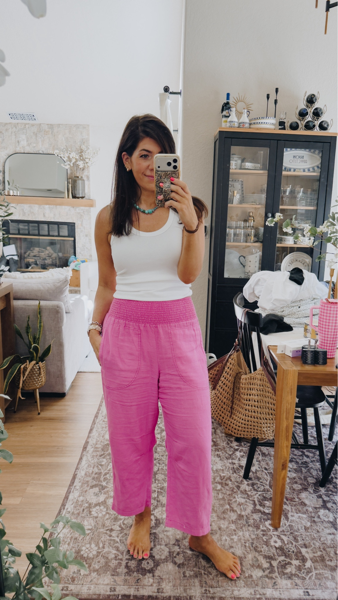 Saturday day outfit
Tank-medium (code SHORTSAF stacks)
Linen pants- medium (code meghan20)


#LTKTall #LTKSaleAlert #LTKMidsize