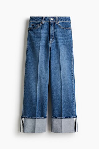 H & M - Wide High Ankle Jeans - Blue | H&M (UK, MY, IN, SG, PH, TW, HK)