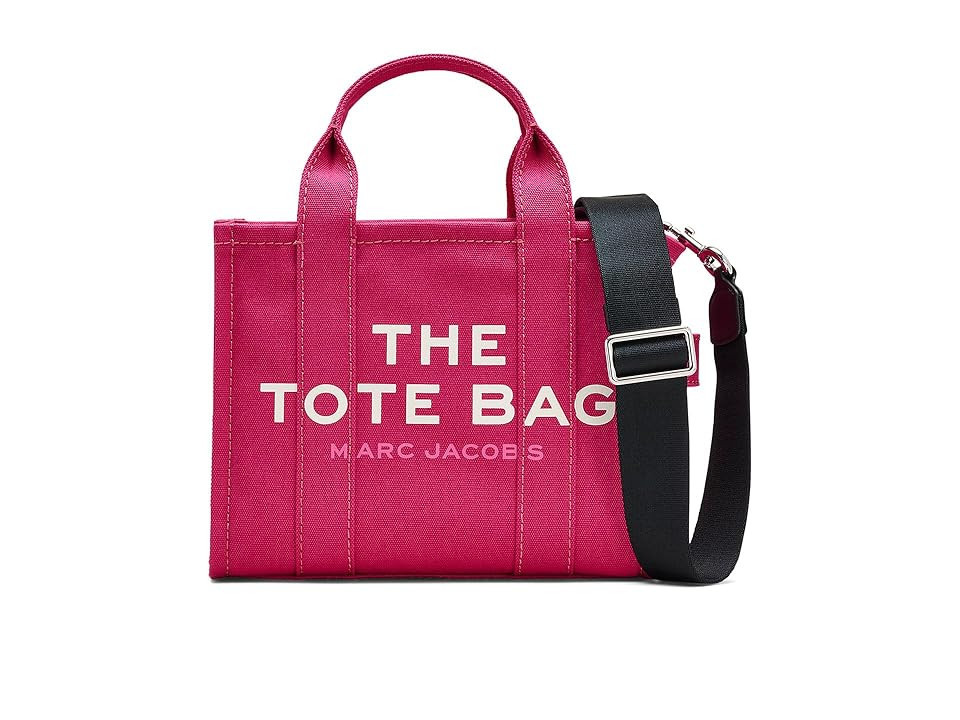 Marc Jacobs The Canvas Small Tote Bag Tote Handbags Raspberry Pink, Canvas/Cotton | Zappos