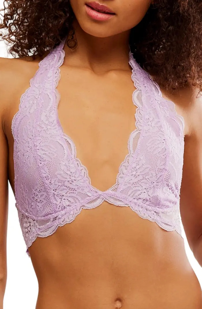 Last Dance Lace Halter Bra | Nordstrom