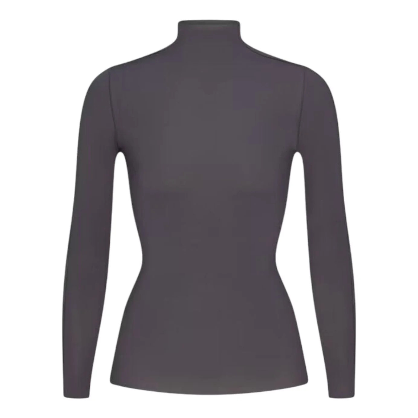 (WMNS) Nike x SKIMS Weightless Layers Mock-Neck Long-Sleeve Top 'Lead' TPLST6052W-LED | KICKS CREW
