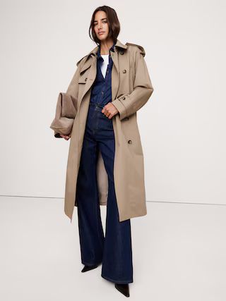 Classic Cotton Trench Coat | Banana Republic (US)