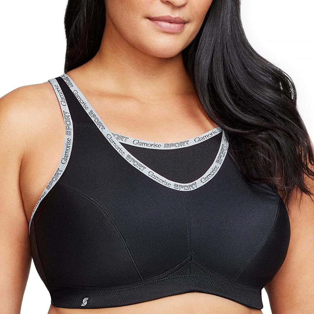 Glamorise Women's No-bounce Camisole Sports Bra Wirefree #1066 | Amazon (US)