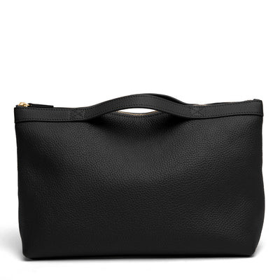 XL Accessories Pouch Black Pebble | Leatherology
