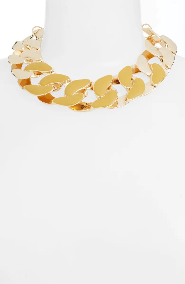 Jumbo Enamel Link Collar Necklace | Nordstrom