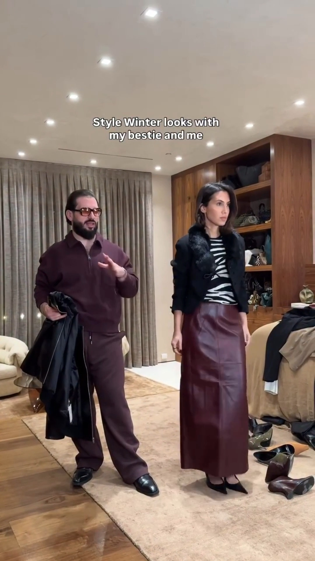 The zebra + wine combo 🤌🏻 #winterlooks #winterfashion #luxuryvintage

#LTKootd #LTKdayinmylife #LTKgrwm