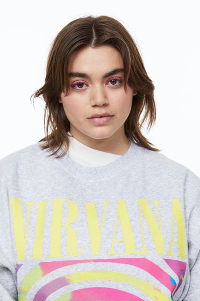H&M+ Oversized Printed Sweatshirt | H&M (US + CA)