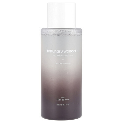 Haruharu, Wonder®, Black Rice Hyaluronic Toner, 10.1 fl oz (300 ml) | iHerb