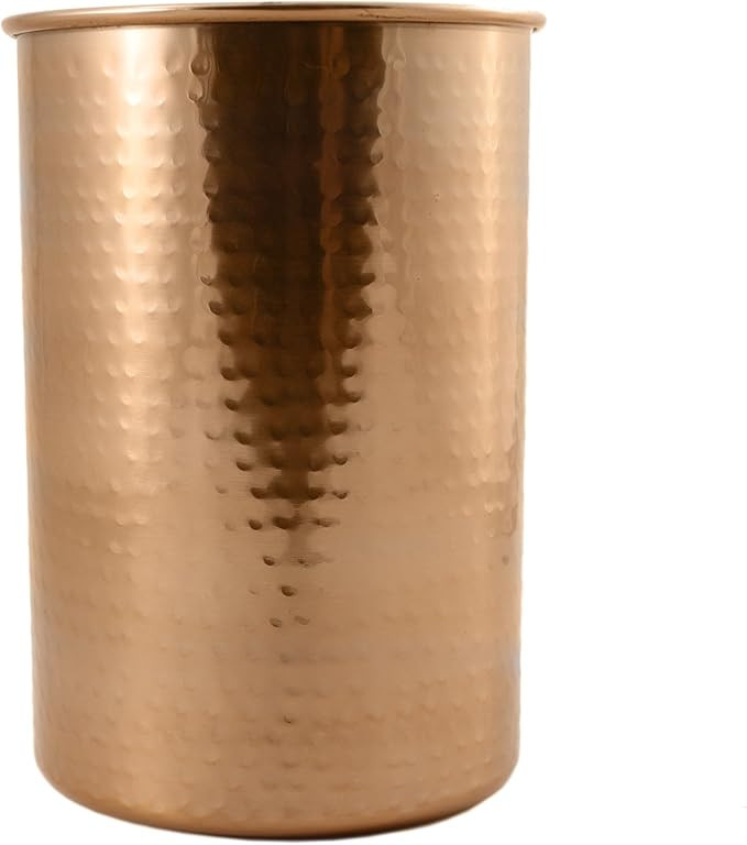 Copper Coated Kitchen Utensil Holder / 7-Inch Tool Caddy, Store All Your Wooden Spoons, Spatulas,... | Amazon (US)