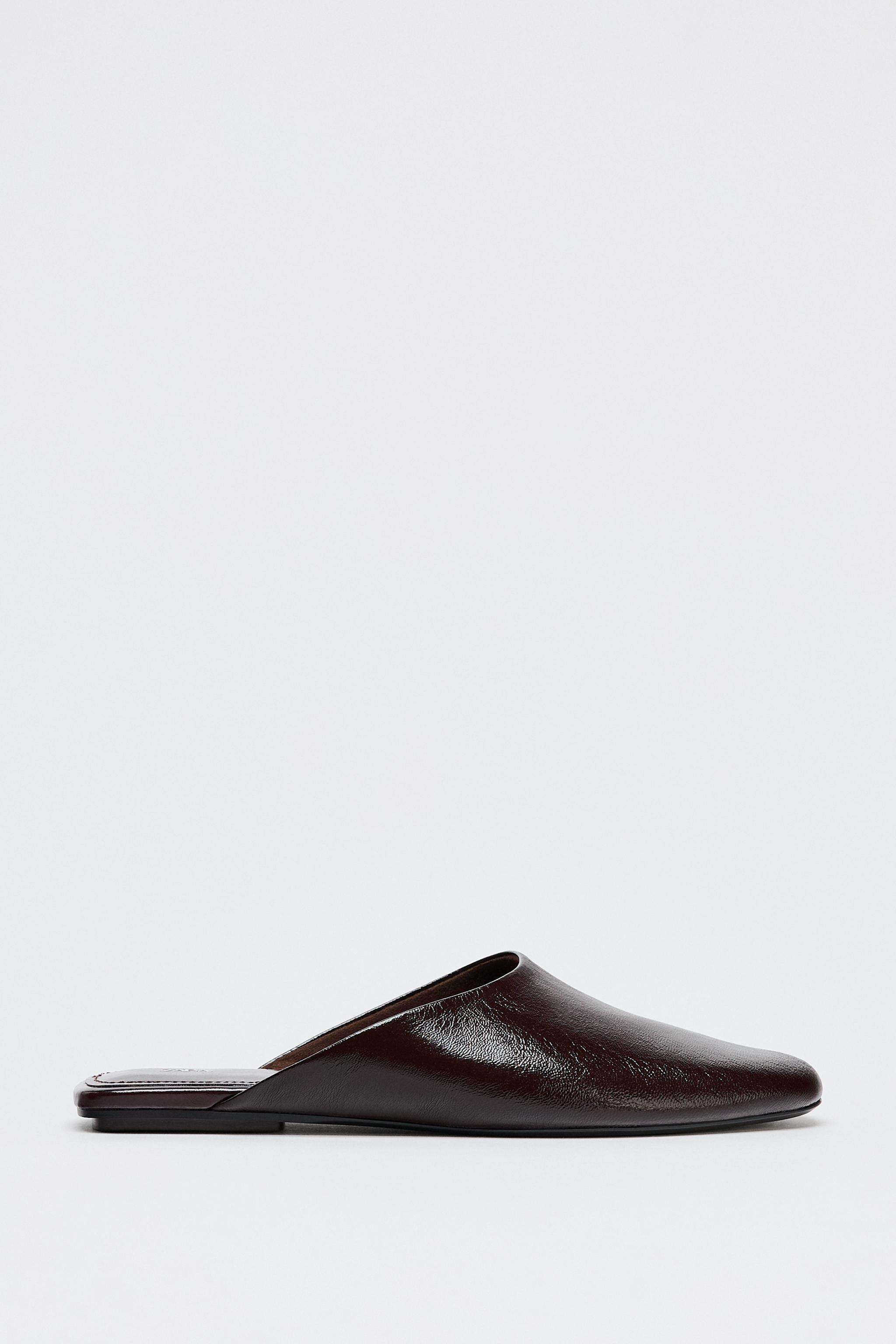 LEATHER MULES | Zara UK