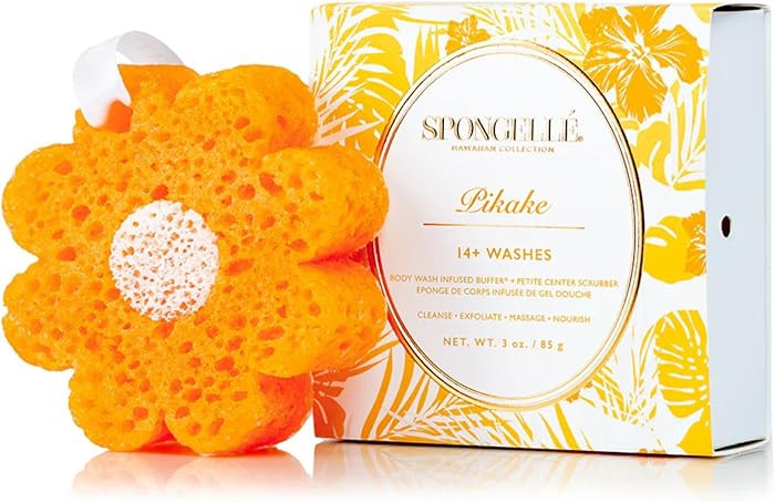 Spongellé Hawaiian Pikake Botanical Body Wash Sponge | Amazon (US)