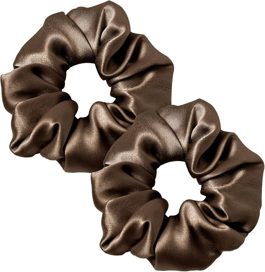 LILYSILK Silk Scrunchies for Frizz Prevention, 100% Mulberry Silk Hair Scrunchies for Breakage Pr... | Amazon (UK)