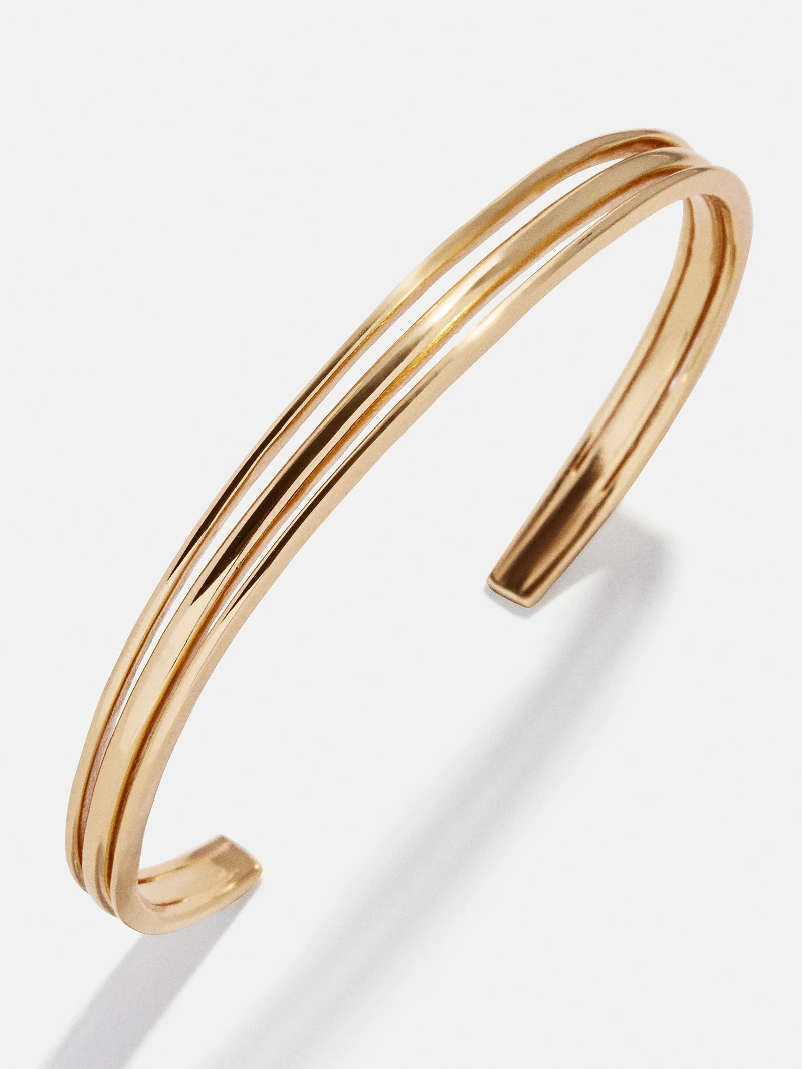 Rachelle 18K Gold Cuff Bracelet - Gold | BaubleBar