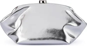 Tally Metallic Faux Leather Frame Clutch | Nordstrom