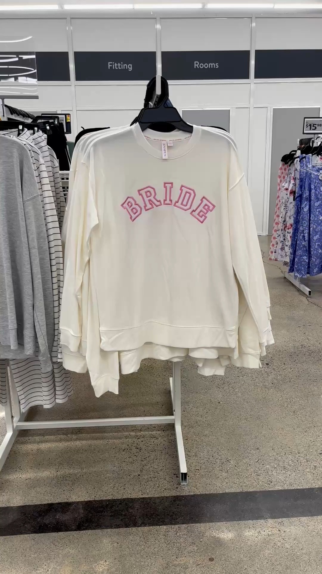 Fun sleep top for the bride to be, long sleeved, very light weight, cozy and soft. 

Also, still available -

Sparkly rhinestone slides. Find both at Walmart. 

Honeymoon packing, bachelorette weekend, resort wear 2026, destination wedding. Bride gift, engagement gift, bachelorette party.

#LTKSeasonal #LTKWedding