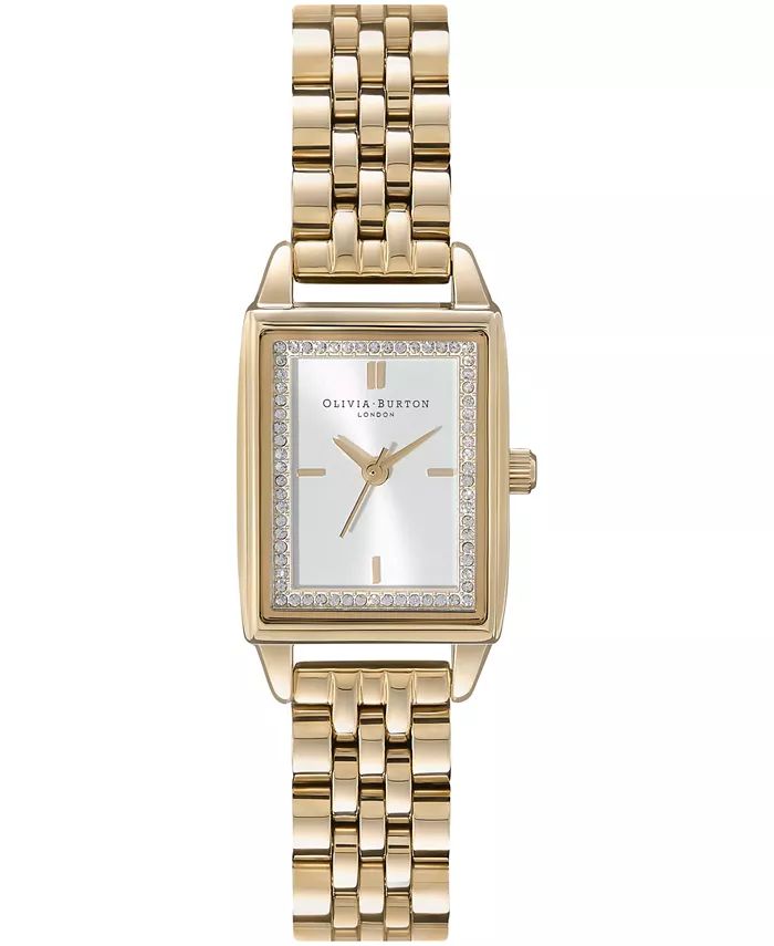 Women's Quartz Gold-Tone Stainless Steel Bracelet Watch 25.5mm x 20.5mm | Macy's