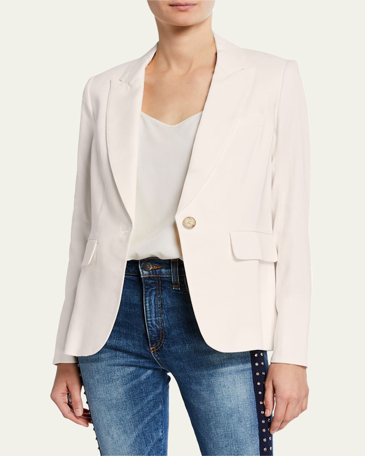 One-Button Cutaway Jacket | Bergdorf Goodman