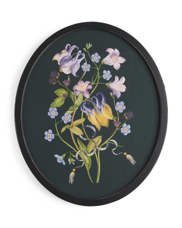 20x24 Oval Flower Bunch Framed Wall Art | Home | Marshalls | Marshalls