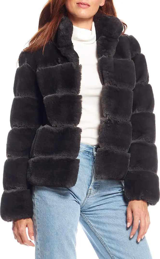 DONNA SALYERS FABULOUS FURS Posh Quilted Faux Fur Jacket | Nordstrom | Nordstrom