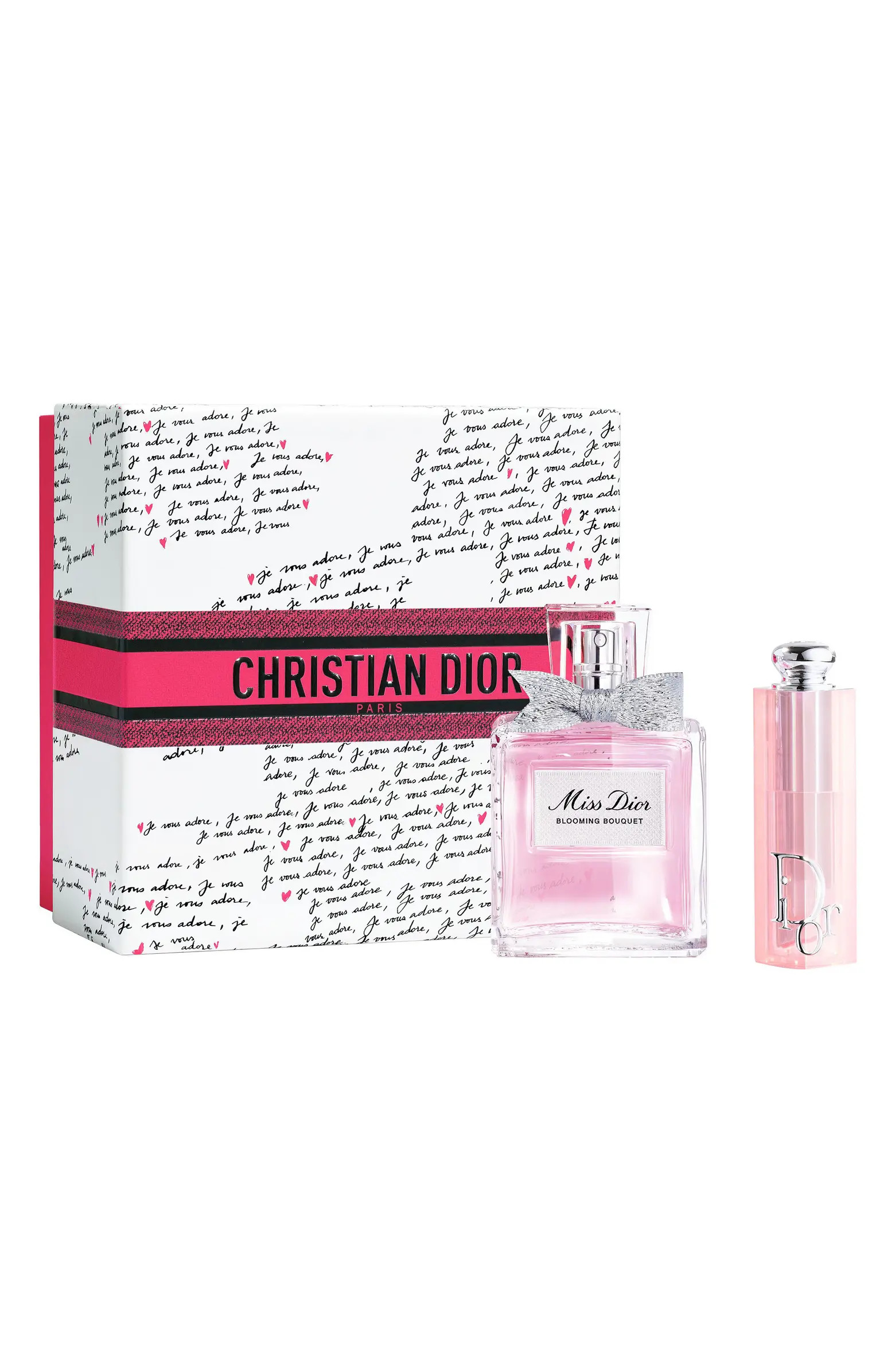 Miss Dior Blooming Bouquet Eau de Toilette & Dior Addict Lip Glow Gift Set | Nordstrom