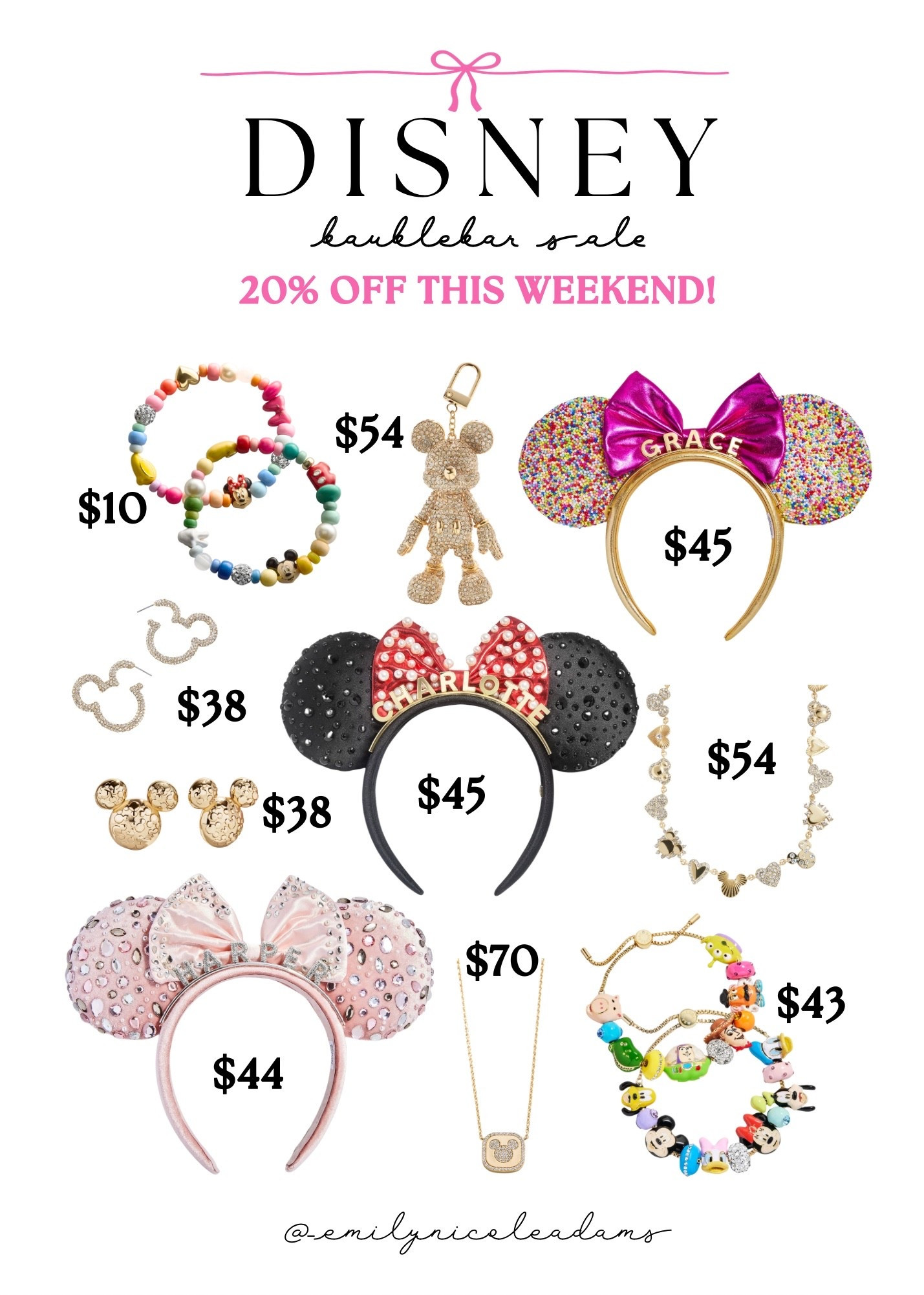 Disney BaubleBar Sale! 20% off this weekend!🩷 disney sale, disney girl, disney must haves, sale alert, disney girl, BaubleBar, disney accessories, magic kingdom, disney outfit Inspo, disney styles, disney favorites 

#LTKootd #LTKgrwm #LTKSaleAlert