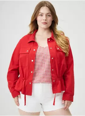 Cinched Utility Shacket | Torrid (US & Canada)