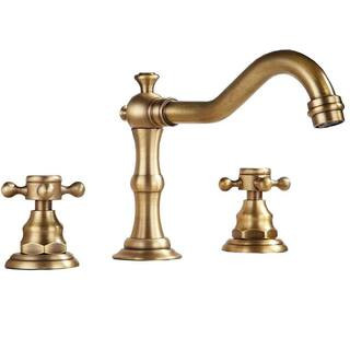 Double Handle Single Hole Bathroom Faucet with Basin Mixer Tap and Metal Pop Up Drain and Overflo... | The Home Depot
