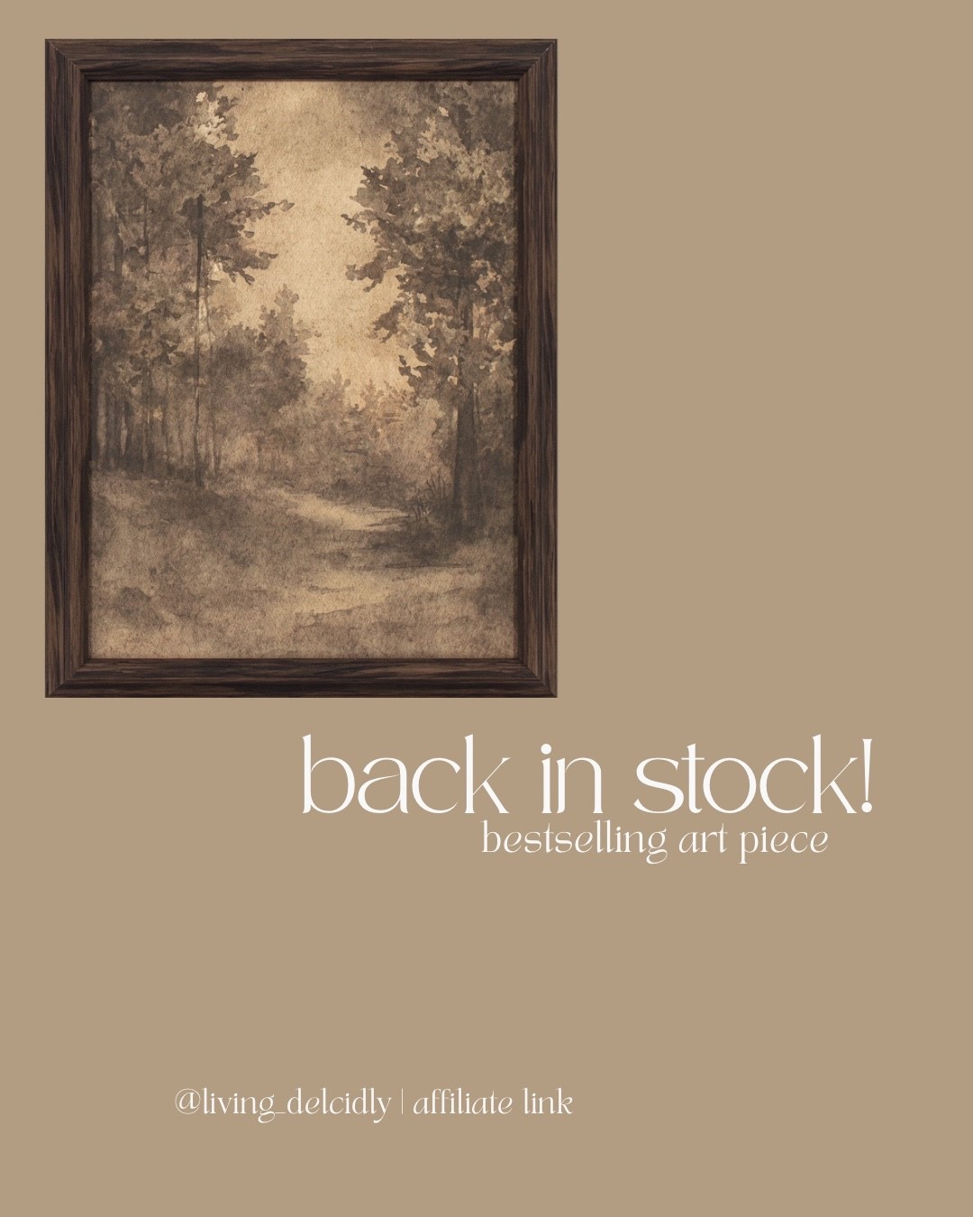 This gorgeous framed art is BACK IN STOCK! And you will never believe where it’s from!

#LTKHome