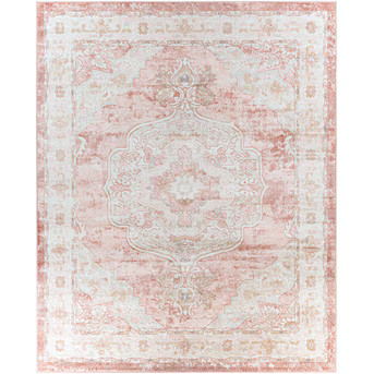 Surya St tropez 8 x 10 Blush Indoor Medallion Global Area Rug | Lowe's