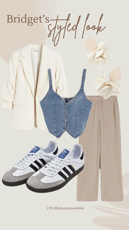 Stepping into Spring with this casual look for brunch, errands, and all the things ✨


#hmfashion #sambas #adidassneakers #neutralstyling #neutralstyles // what to wear with samba sneakers // denim top // spring outfit 

#LTKSeasonal