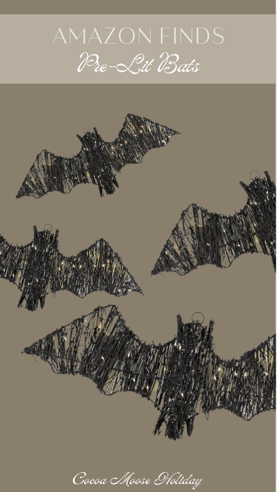 Halloween black wicker pre lit bats! Halloween Amazon, Amazon Halloween decor, Amazon home, Amazon finds, wicker Halloween 

#LTKSeasonal #LTKHome #LTKFindsUnder50