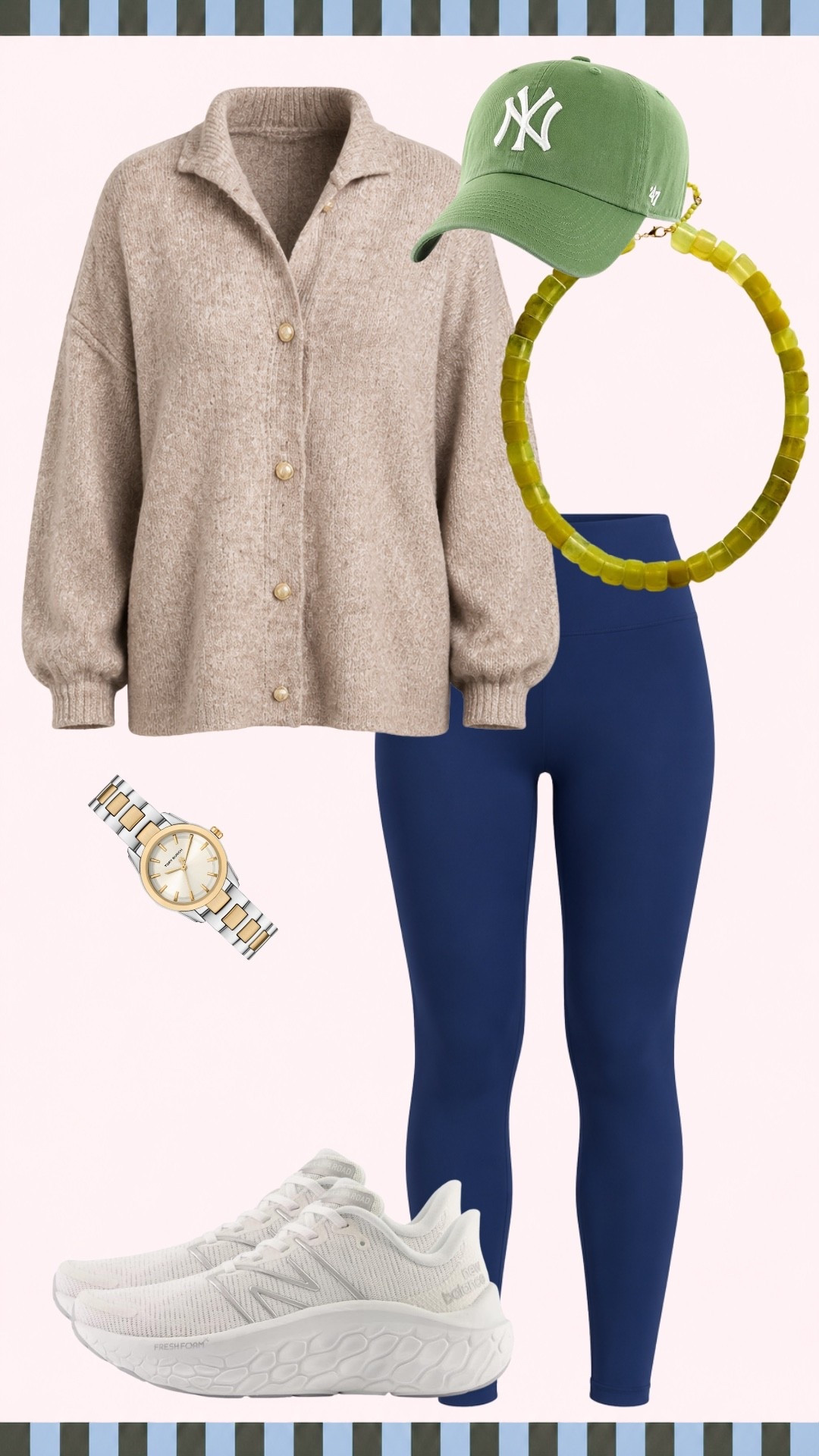Carpool cool mom uniform! A cozy cardigan, leggings, sneakers, and a baseball cap always works.

#LTKgrwm #LTKootd #LTKmomlife