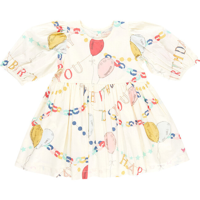 Girls Brooke Dress, Birthday Garland | Maisonette