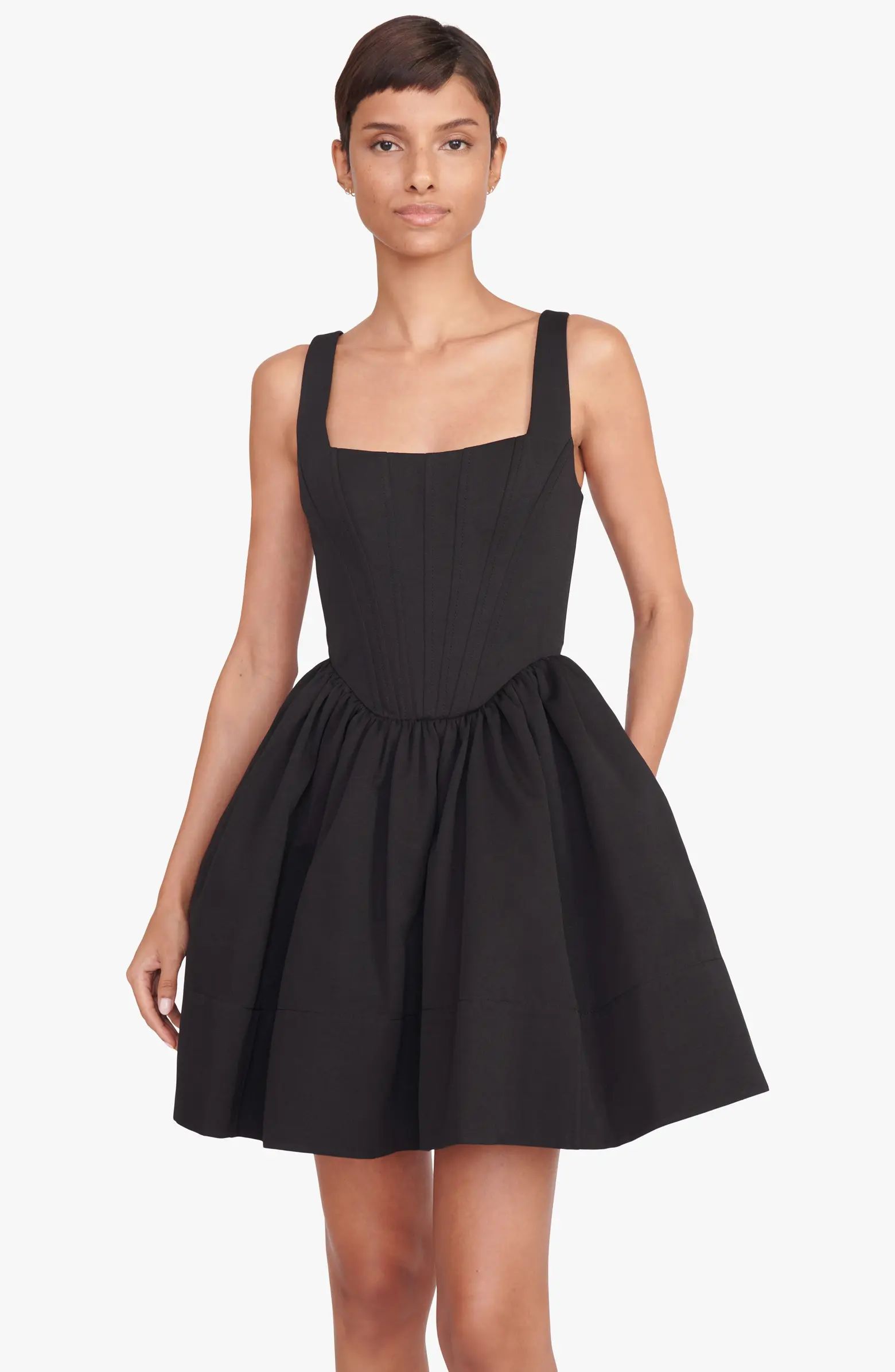 Landscape Corset Bodice Fit & Flare Dress | Nordstrom