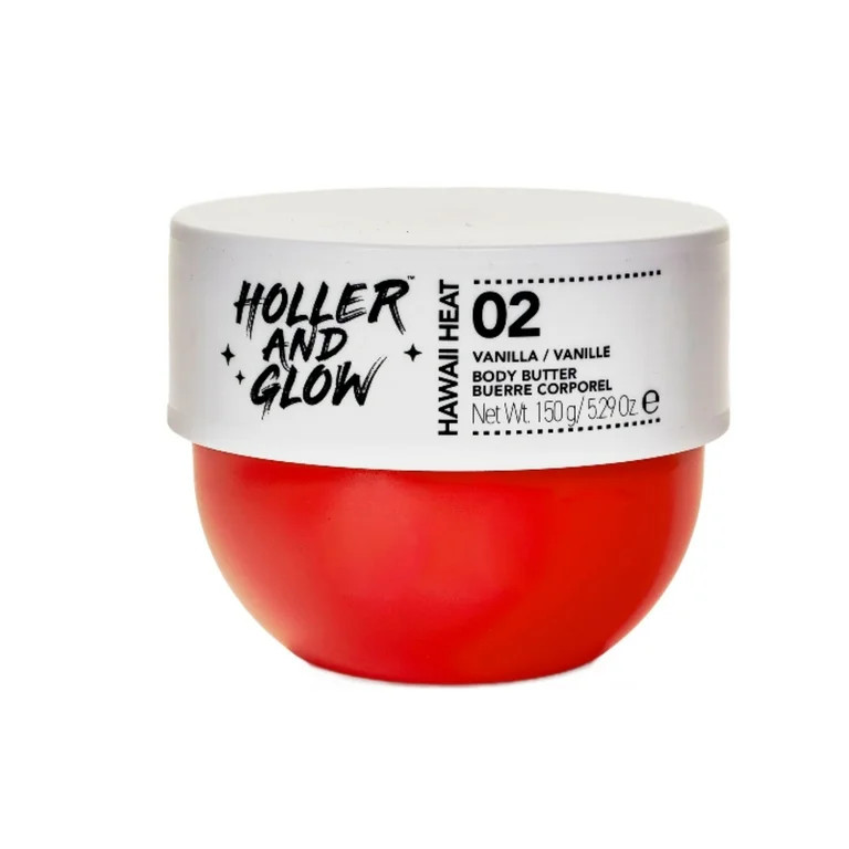 Holler and Glow Hawaii Heat Vanilla Body Butter, 150g/5.29 oz - Walmart.com | Walmart (US)