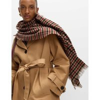 M&S Cotton Rich Belted Longline Trench Coat Caramel | Marks & Spencer (UK)