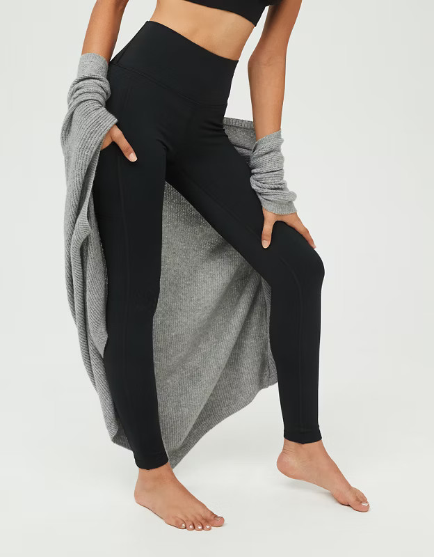 OFFLINE By Aerie Warmup High Waisted Pocket Legging | Aerie