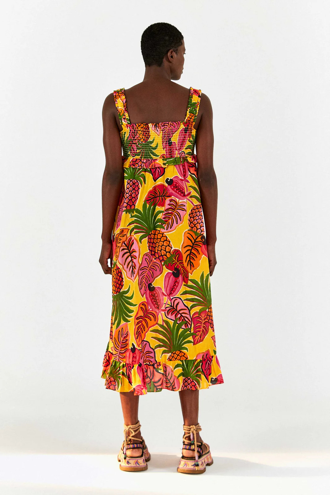 YELLOW FRUIT DREAM MAXI DRESS | FarmRio (US)