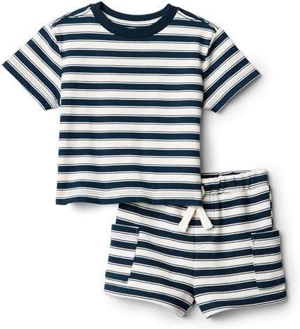 Amazon Essentials x Sofia Grainge Babies, Toddlers, and Boys' T-Shirt and Short Play Set, Multipa... | Amazon (US)