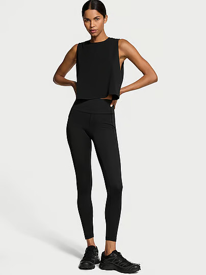 VSX Essential High-Rise Pocket Legging, Black, Smalllong - Women's Bottoms - Victoria's Secret | Victoria's Secret (US / CA )