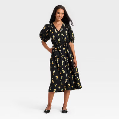Women's Wrap Tie Tier Dress - A New Day™ | Target