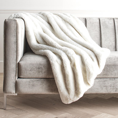 Chinchilla Throw - White | Z Gallerie