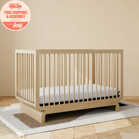 Art of Nursery by Storkcraft Santorini 5-in-1 Convertible Baby Crib, Driftwood | Walmart (US)