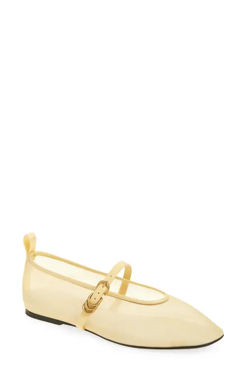rag & bone Spire Mesh Mary Jane Flat in Honey at Nordstrom, Size 6.5Us | Nordstrom