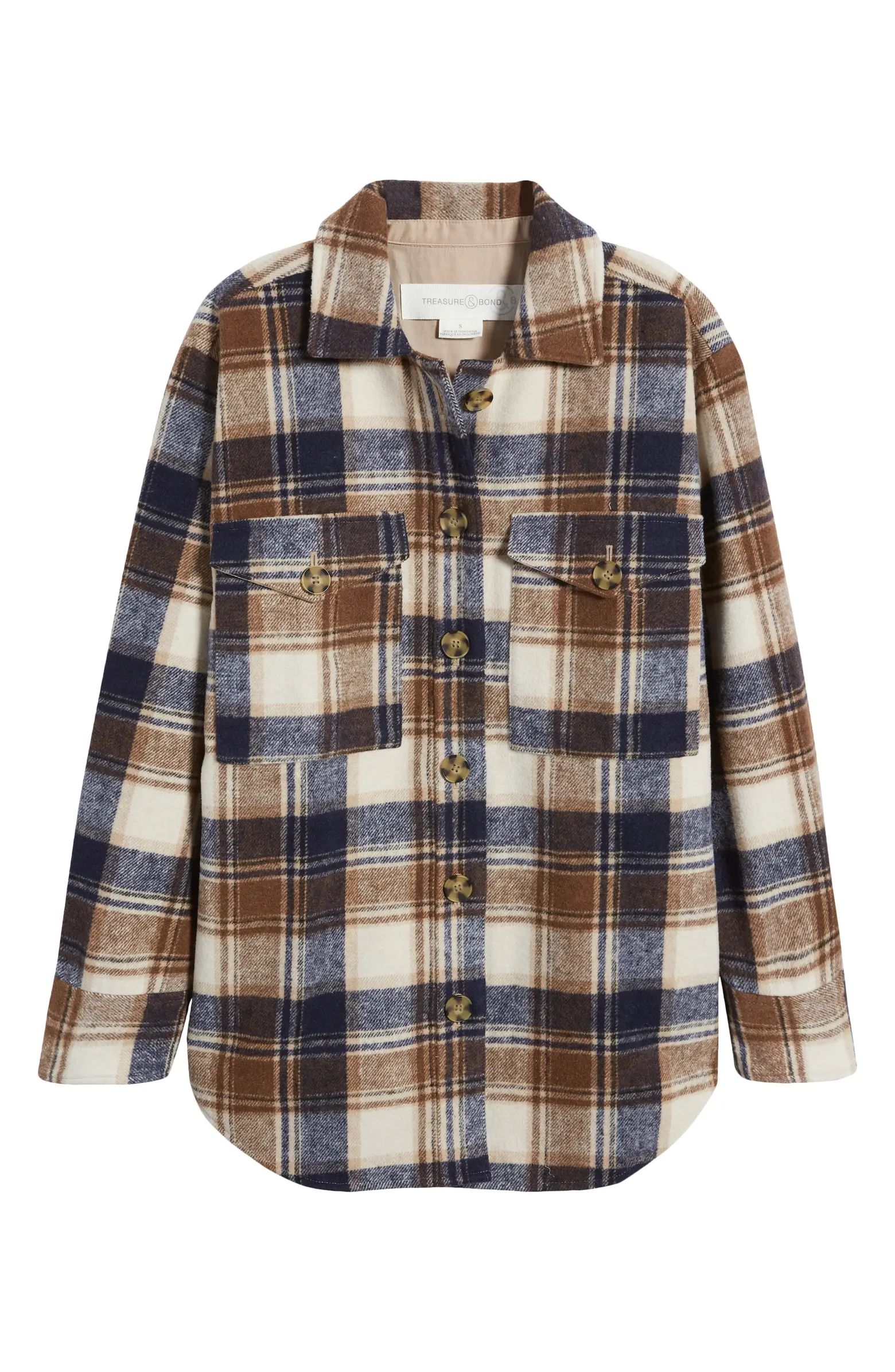 Plaid Shirt Jacket | Nordstrom