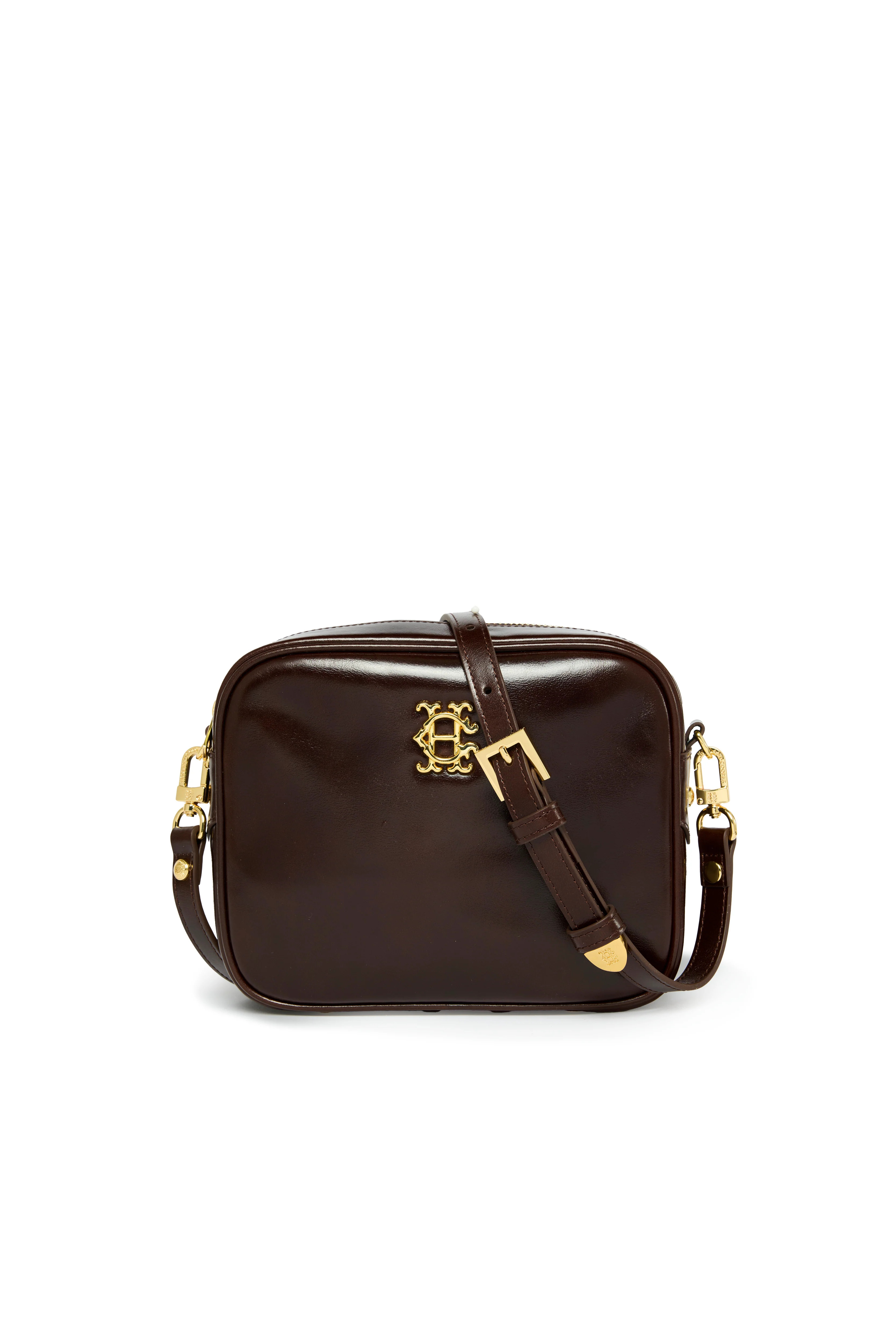 Country Camera Bag (Chestnut Leather) | Holland Cooper